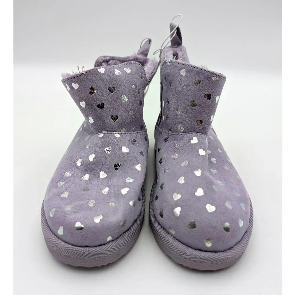 Harper Canyon Elly Cozy Short Boot Unisex Kids Lavender Size US10M